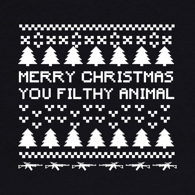 Merry Christmas Ya Filthy Animal by Design Monster